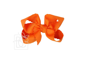 Scalloped Edge Ribbon Bow -4.5" Large