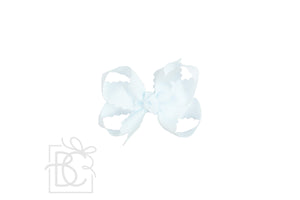 Scalloped Edge Ribbon Bow -3.5" Medium