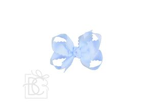 Scalloped Edge Ribbon Bow -3.5" Medium