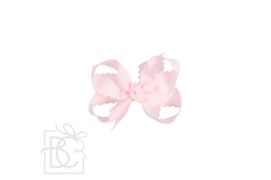 Scalloped Edge Ribbon Bow -3.5" Medium