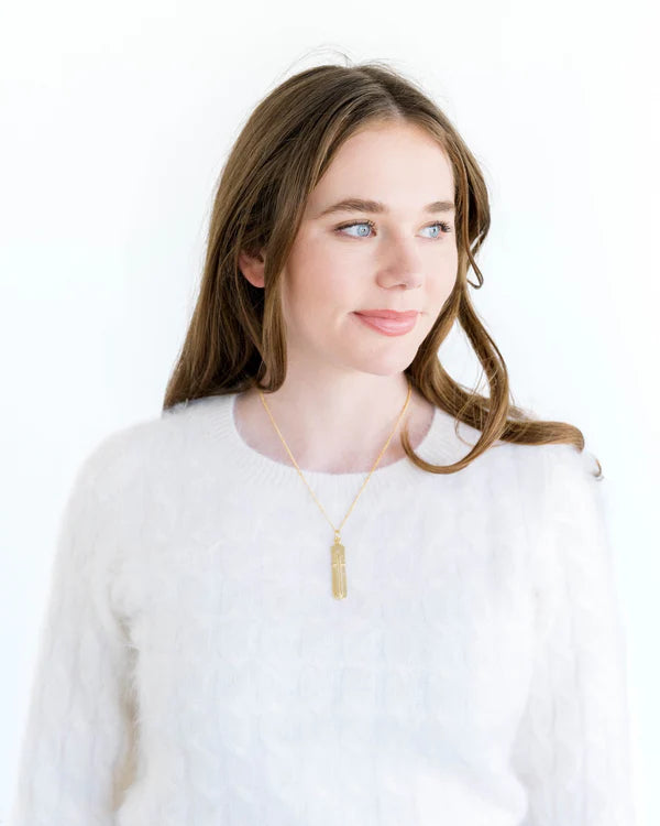 Susan Shaw | Bar Cross Necklace