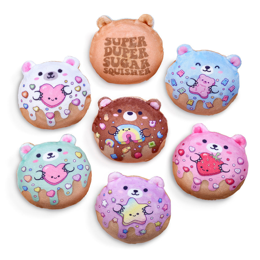Super Duper Sugar Squisher -Plush Sugar Bear Donuts