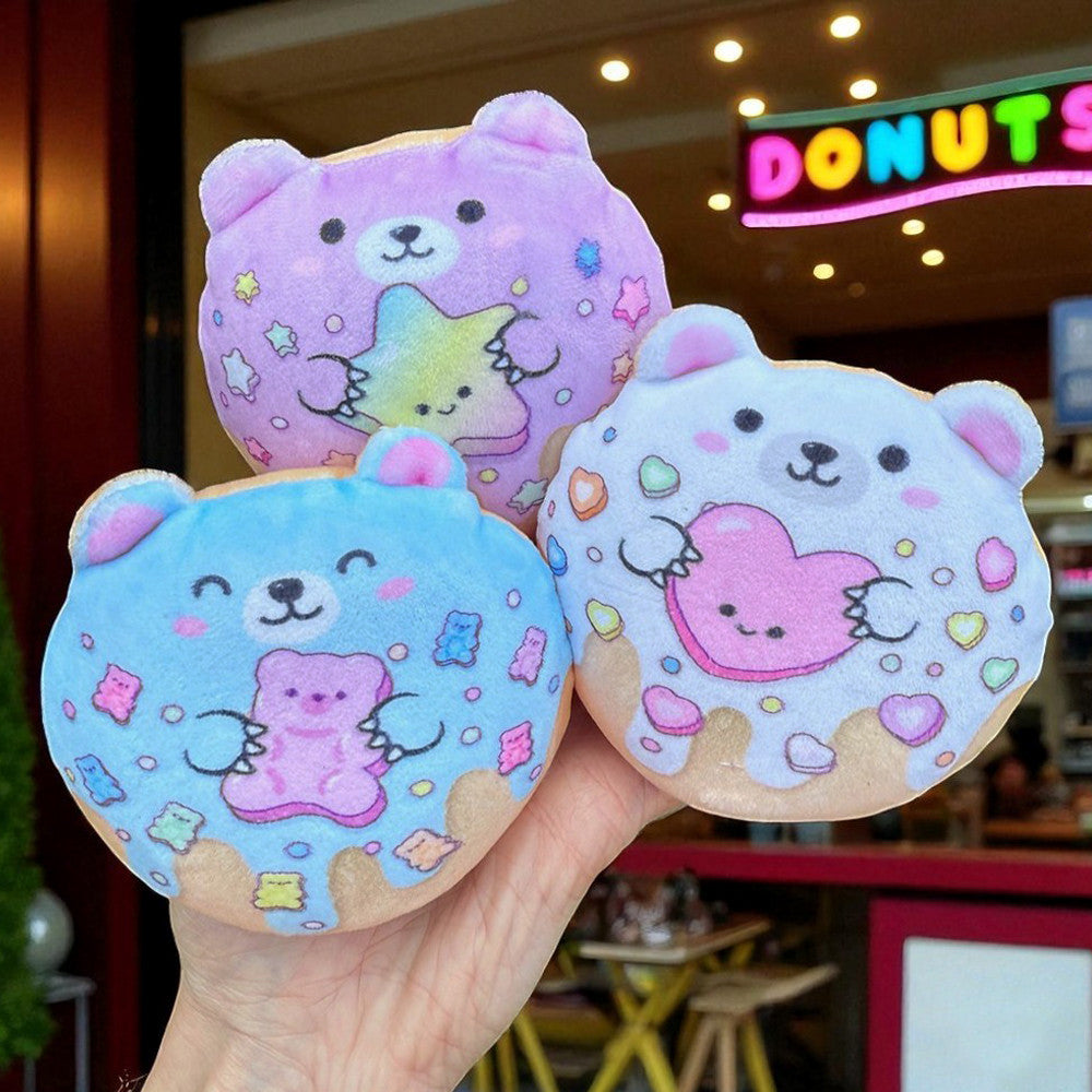Super Duper Sugar Squisher -Plush Sugar Bear Donuts