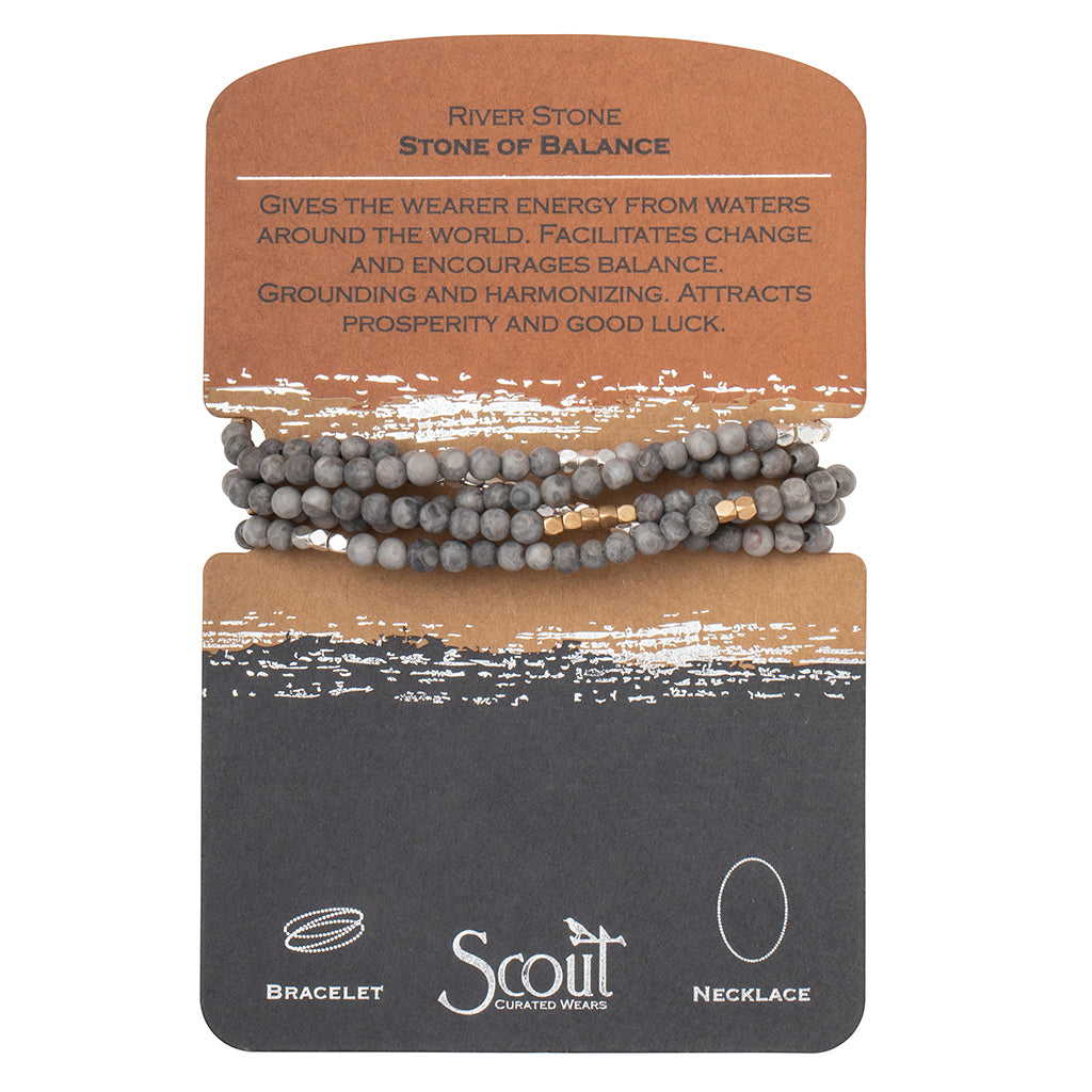 Scout Curated Wears | Stone Wrap Bracelet/Necklace