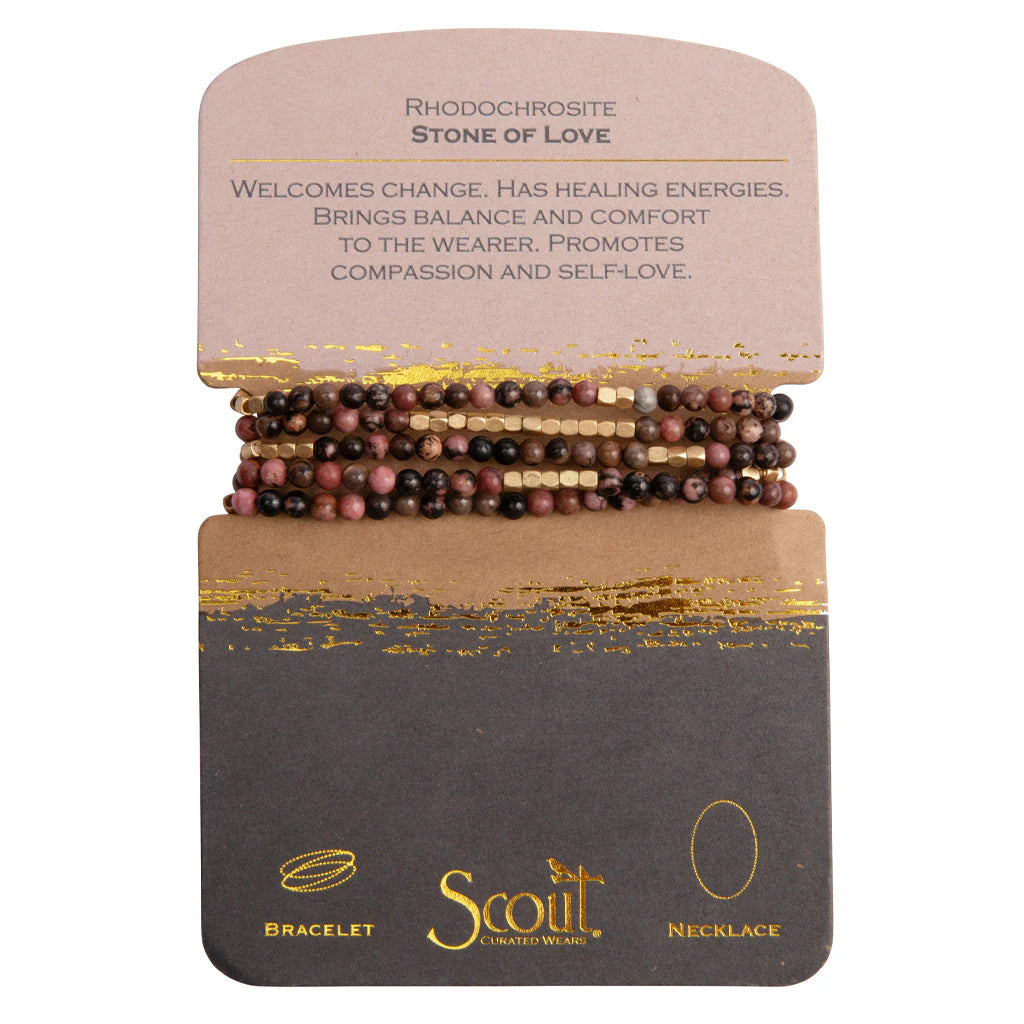 Scout Curated Wears Stone Wrap Bracelet/Necklace