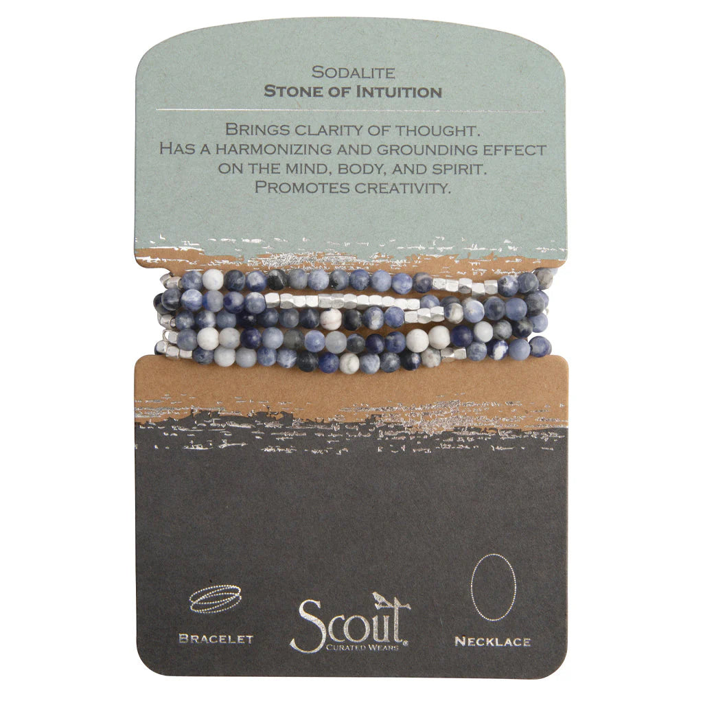 Scout Curated Wears Stone Wrap Bracelet/Necklace