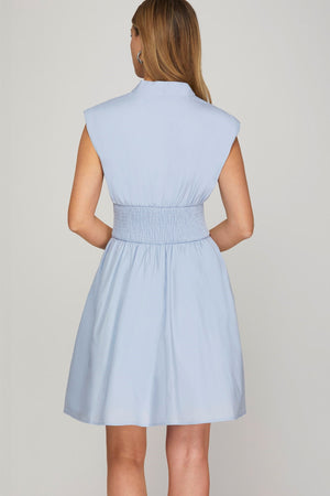 Carlin Light Blue Dress