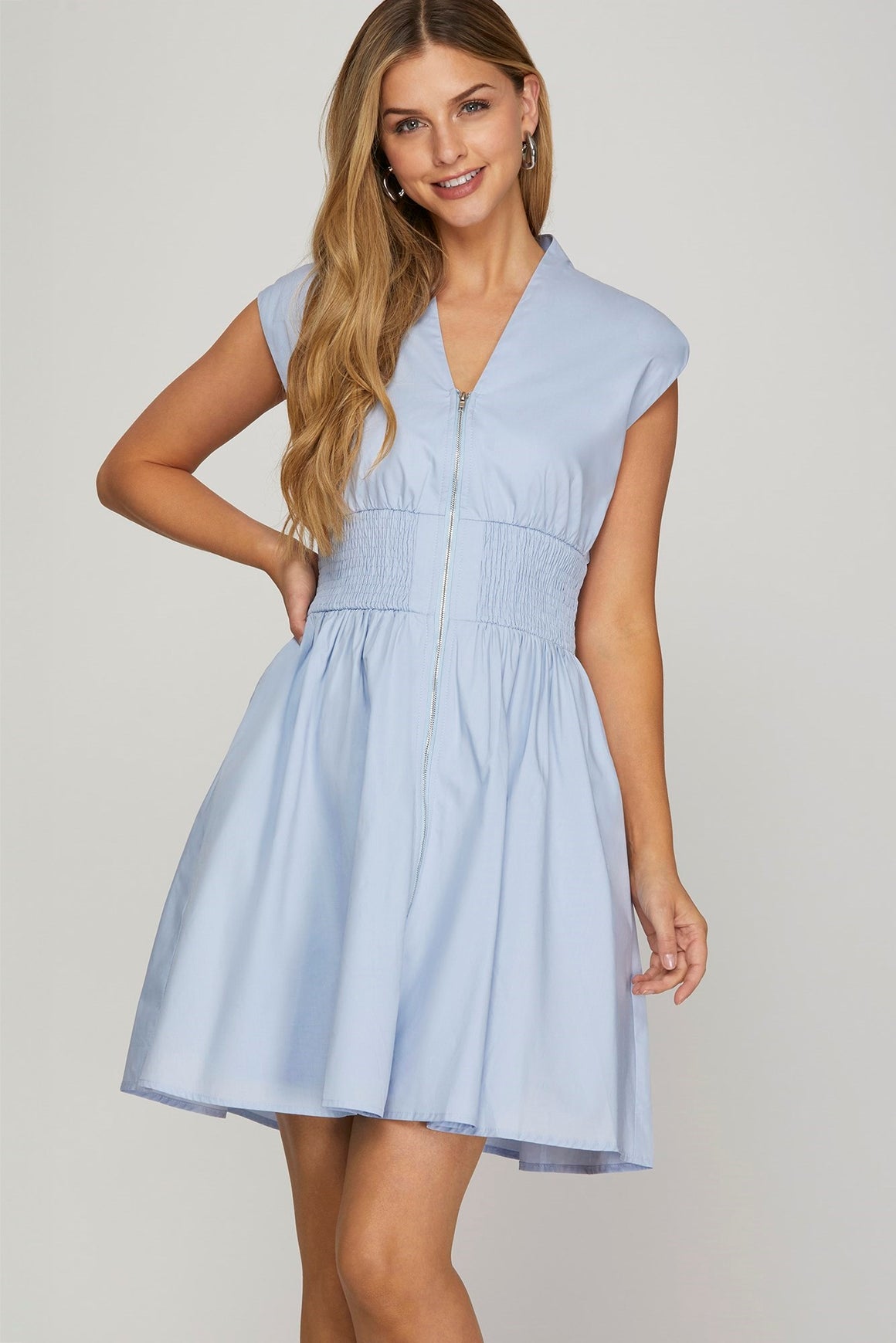 Carlin Light Blue Dress