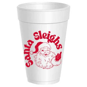 Sassy Cups | Christmas Styrofoam Cups