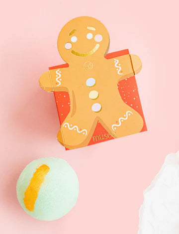 Musee | Christmas Boxed Gingerbread Man Bath Balm