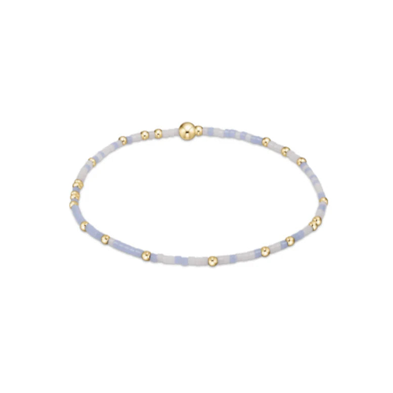 Gameday Hope Unwritten Bracelets - Light Blue & White
