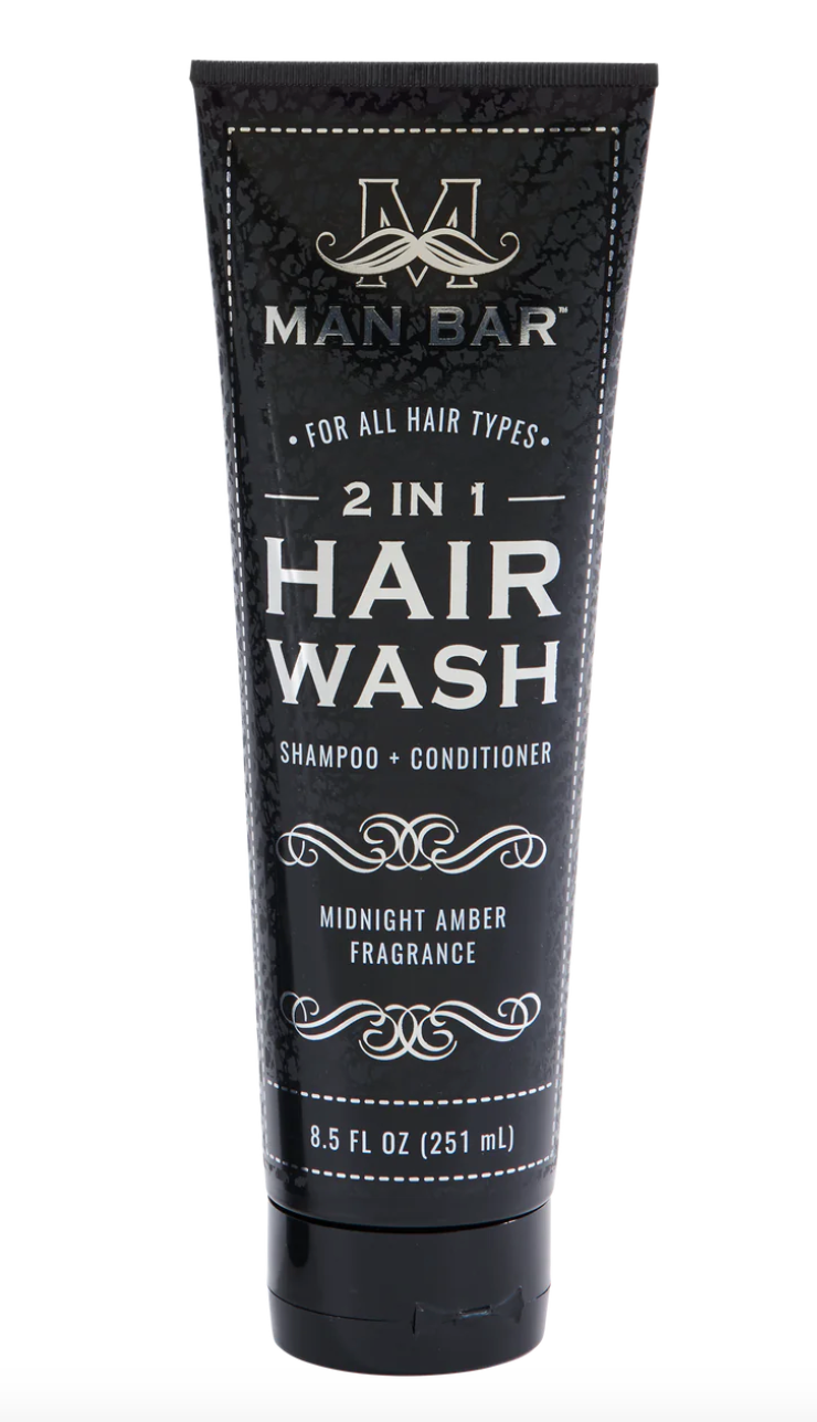 MAN BAR | 2-IN-1 HAIR WASH - MIDNIGHT AMBER