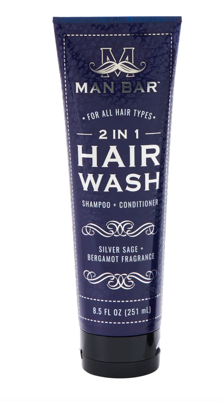 MAN BAR | 2-IN-1 HAIR WASH - SILVER SAGE & BERGAMOT