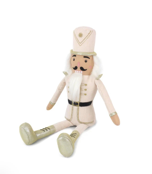 Mon Ami | Nutcracker Plush Shelf Sitter Cream/Gold Toy