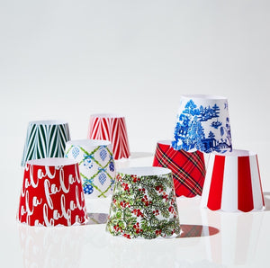 Christmas Paper Shade Cover - Set of 2