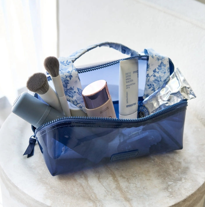 Jelly Cosmetic Bag-Something Navy Twilly