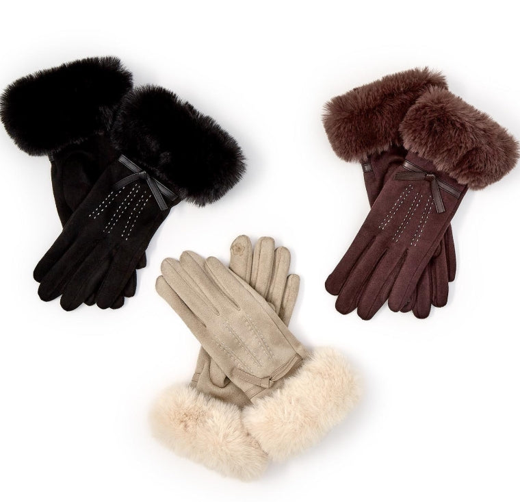 Twos Company | Cashmere Feel Gloves