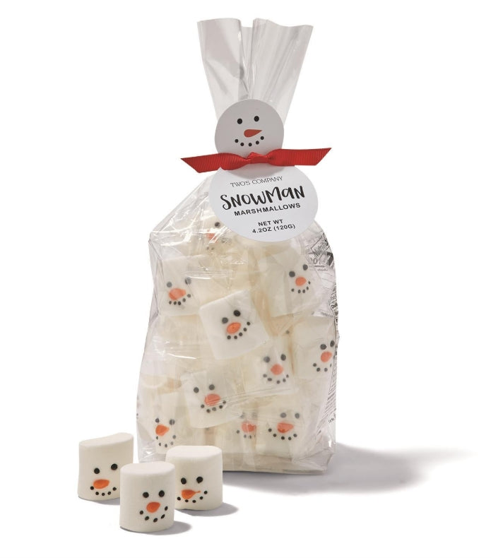 Snowman Marshmallows in Gift Bag