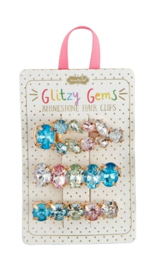 Mudpie | Glitzy Gem Hair Clips