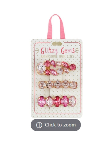 Mudpie | Glitzy Gem Hair Clips
