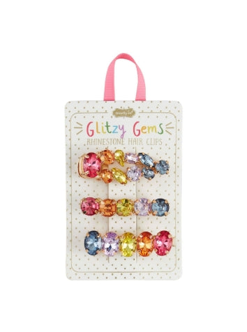 Mudpie | Glitzy Gem Hair Clips