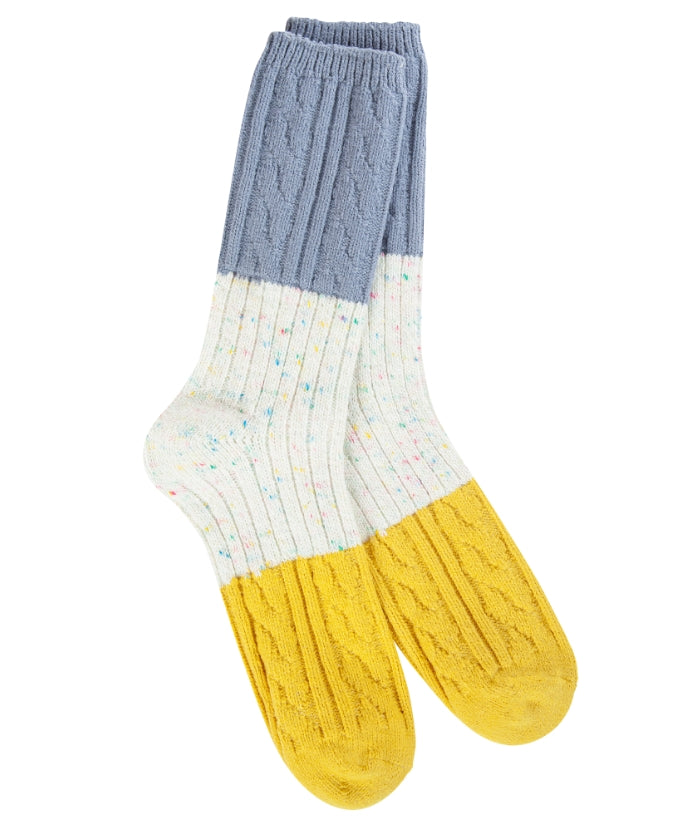 Worlds Softest Socks | Confetti Cable Crew