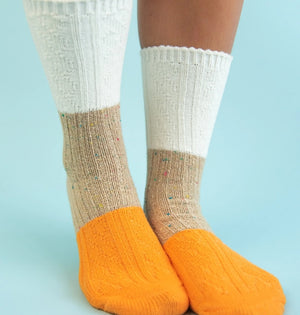 Worlds Softest Socks | Confetti Cable Crew