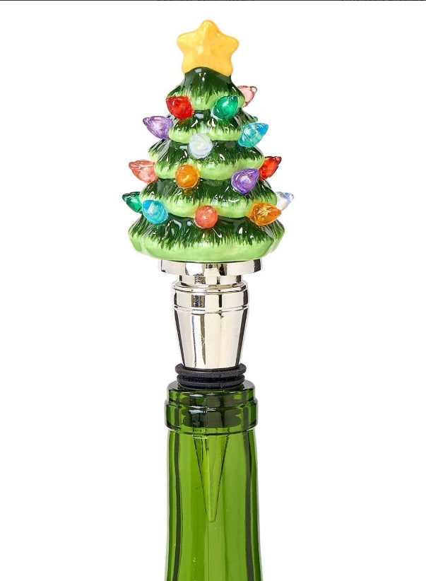 Twos Company | Christmas Tree Bottle Stopper