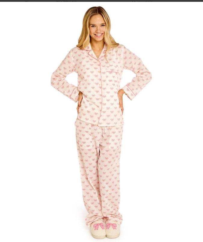 Twos Company | Coquette Bow Pajama Set