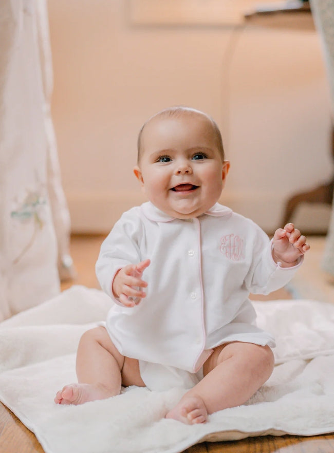 Lenora | Knit Long Sleeve Diaper Set