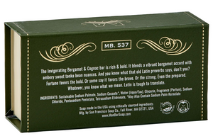 MAN BAR | Invigorating Bergamot Cognac Soap