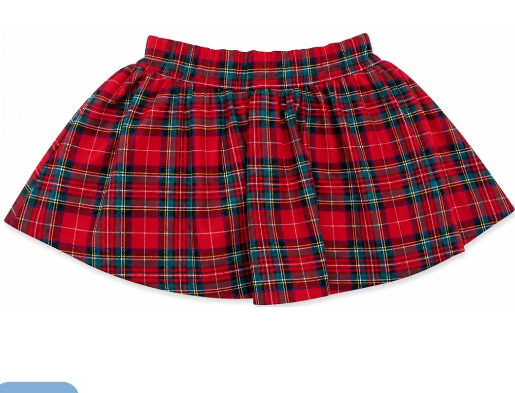 Sofie Red Plaid Skirt