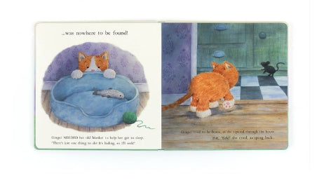 Jellycat | Ginger, the Courageous Kitten Book