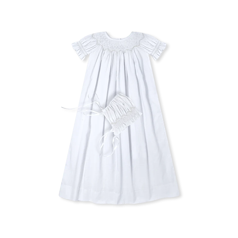 Rosebud Daygown Set - Blessings White