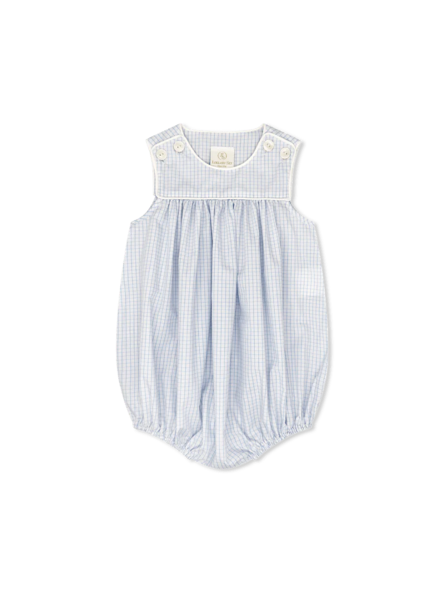 Charming Bubble Classic Blue Windowpane