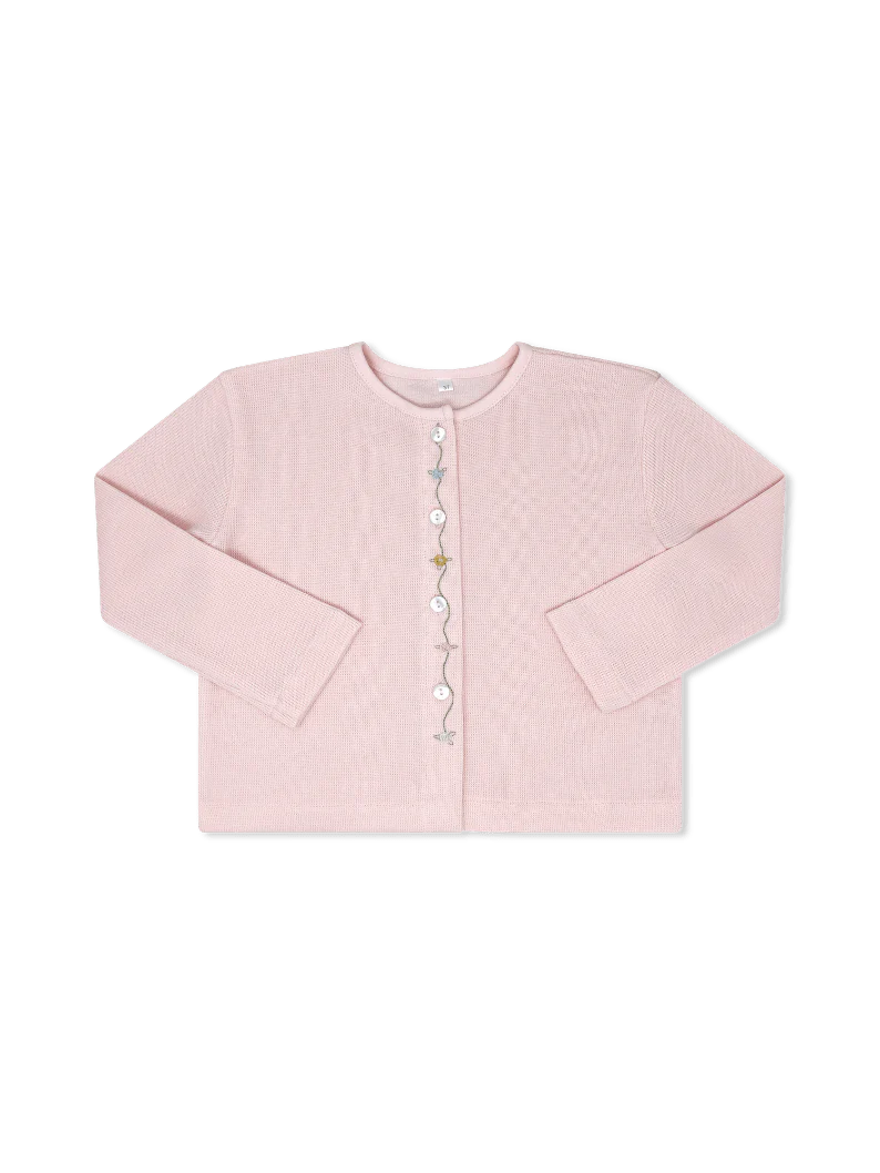 Burrow Button Down - Pleasant Pink with Flowers