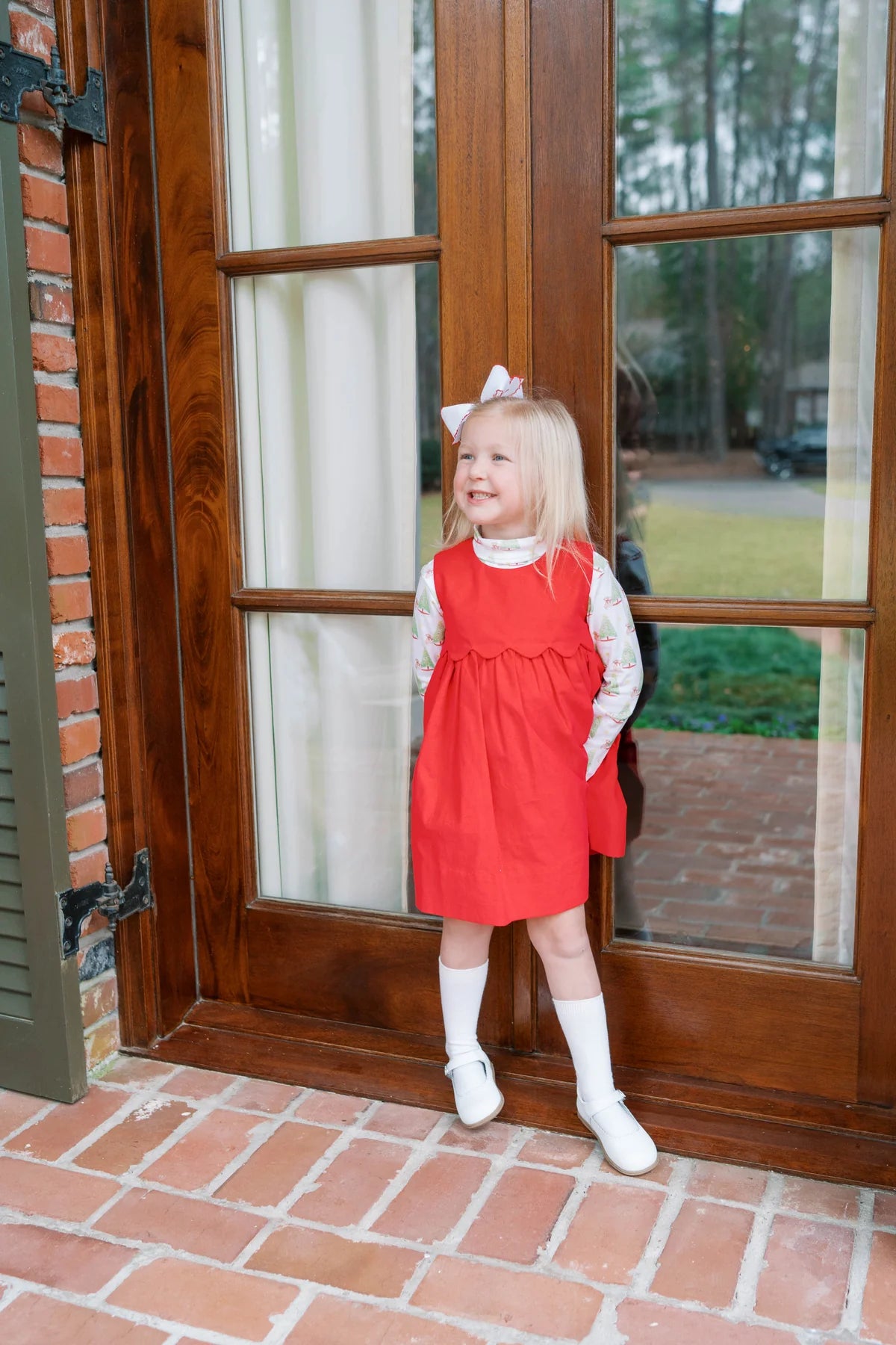 Lucille Jumper - High Point Red Corduroy