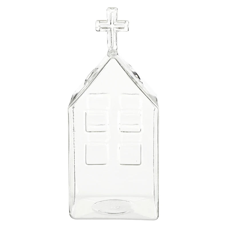 GLASS HOUSE BUD VASE