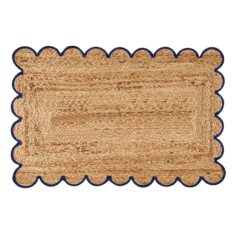 SCALLOP JUTE DOOR MAT