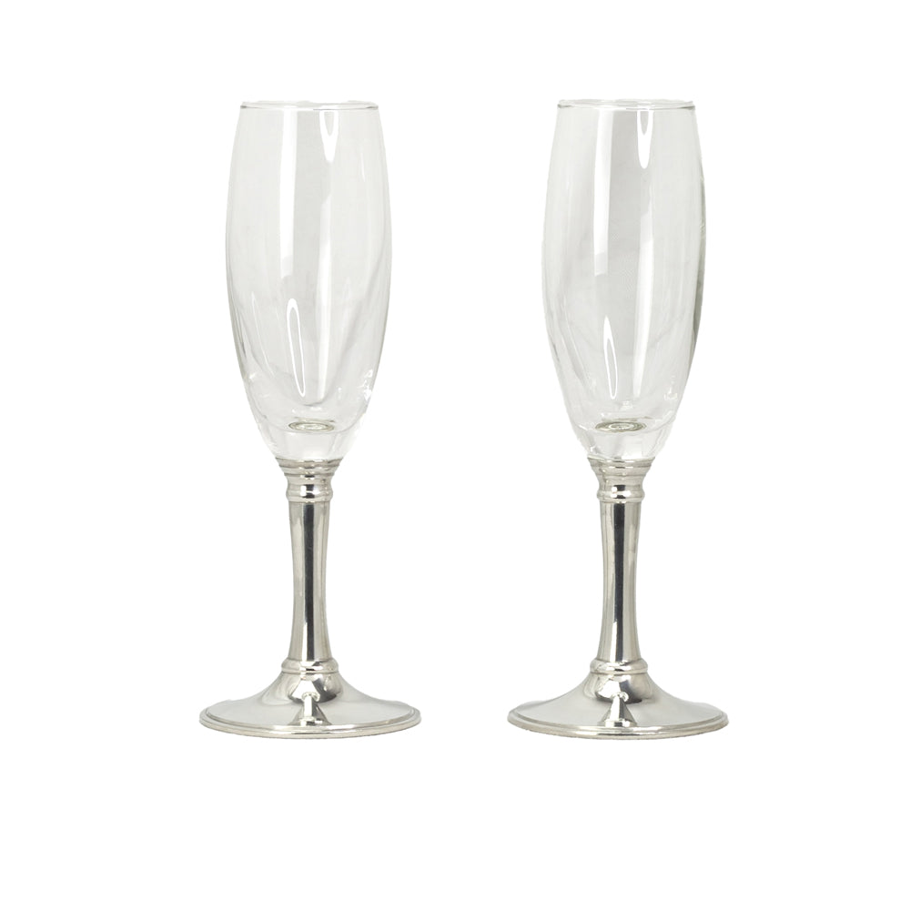 Salisbury | Pewter Champagne Flute Gift Set