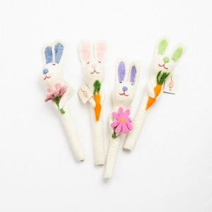 Felt Easter Bunny Pencil Topper
