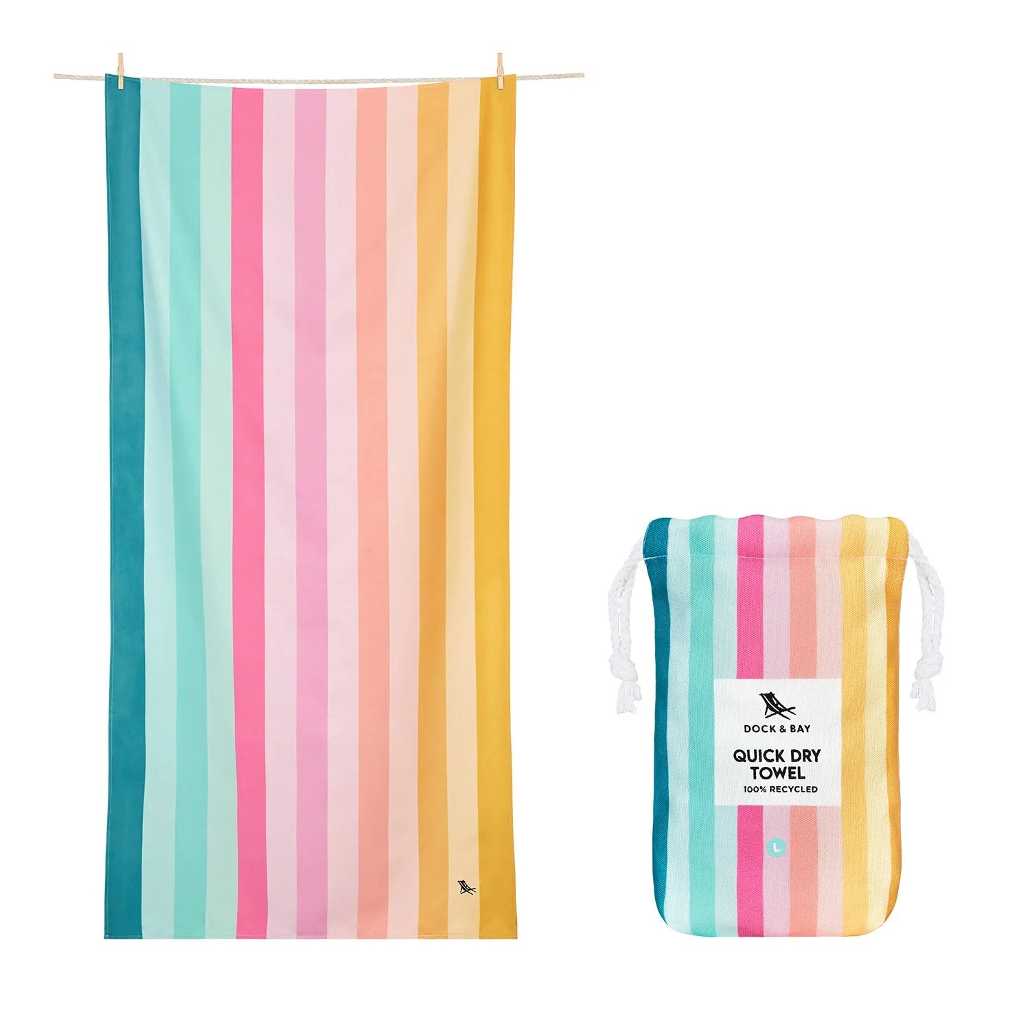 Dock & Bay | Quick Dry Beach Towels - Summer / XL