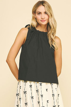 Pinch | Tie Detailed Sleeve Blouse