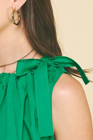 Pinch | Tie Detailed Sleeve Blouse