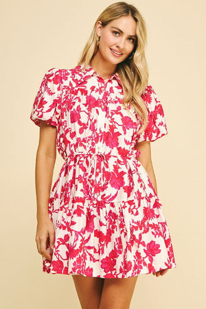 Deep Pink Elini Dress