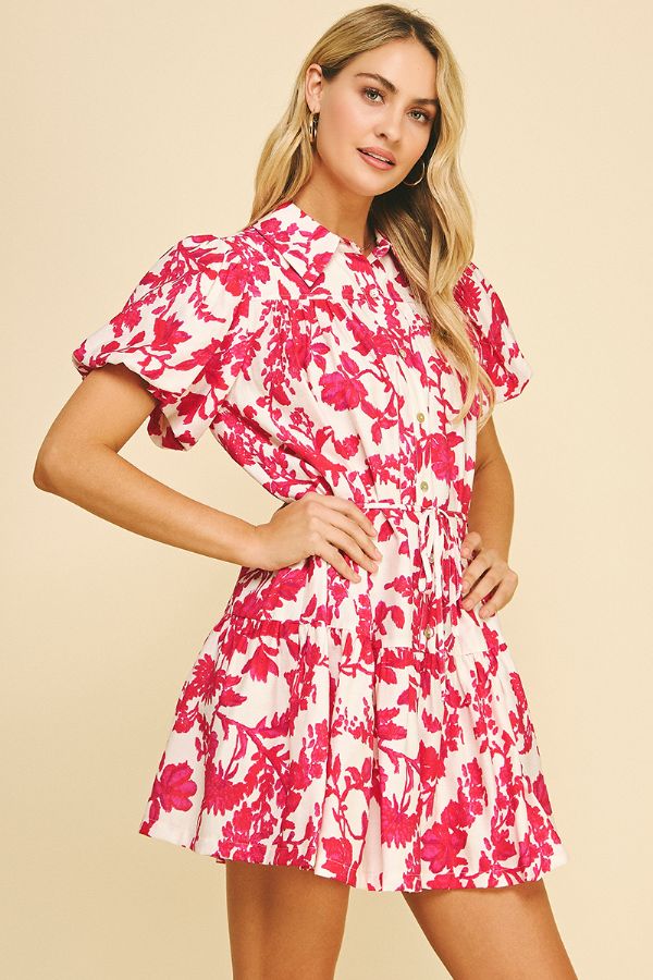 Deep Pink Elini Dress