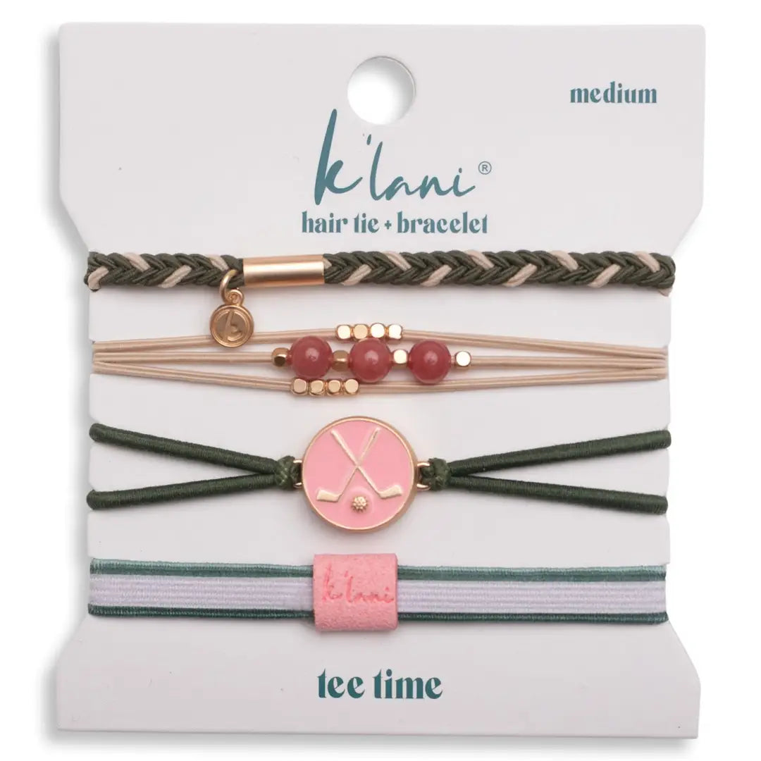 Tee Time Hair Tie Bracelet