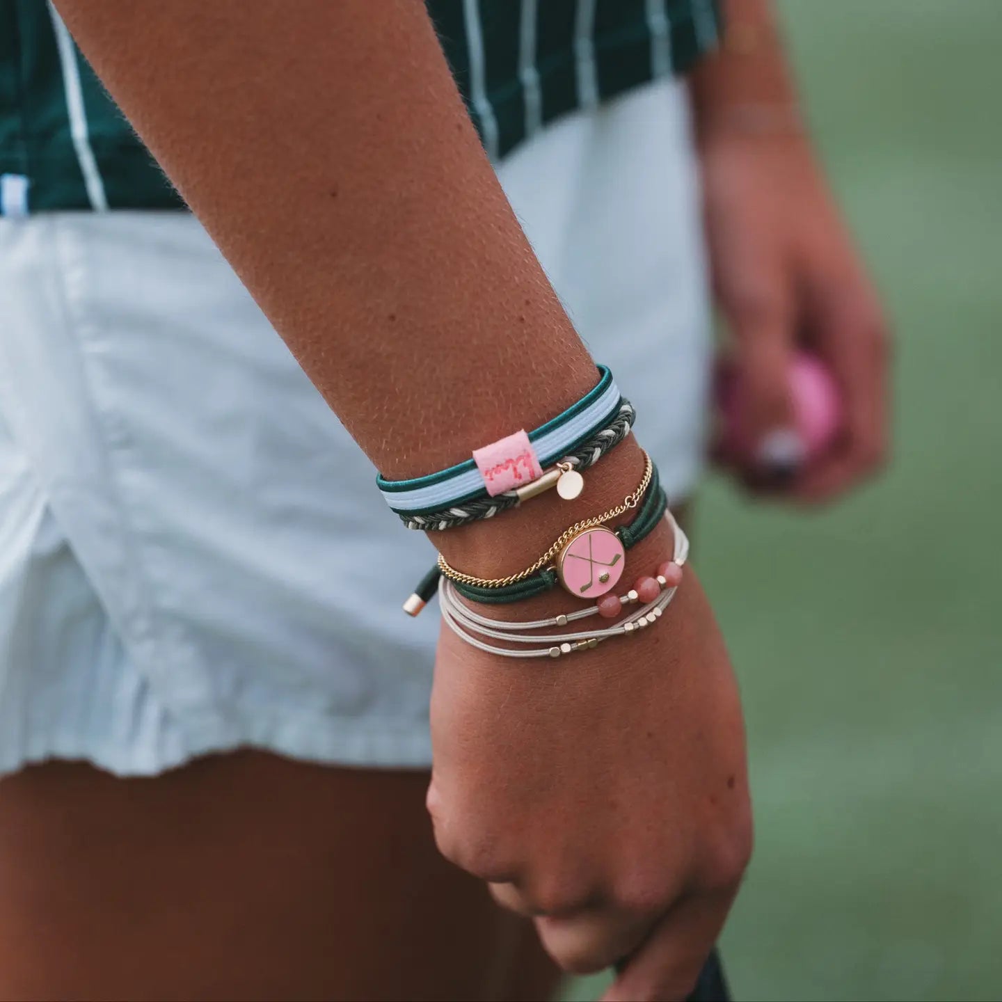 Tee Time Hair Tie Bracelet