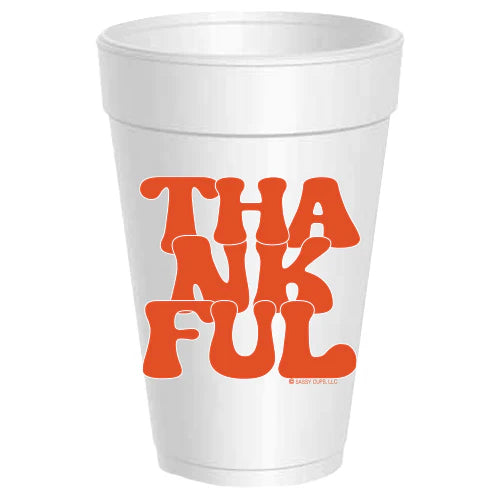 Thanksgiving Styrofoam Cups