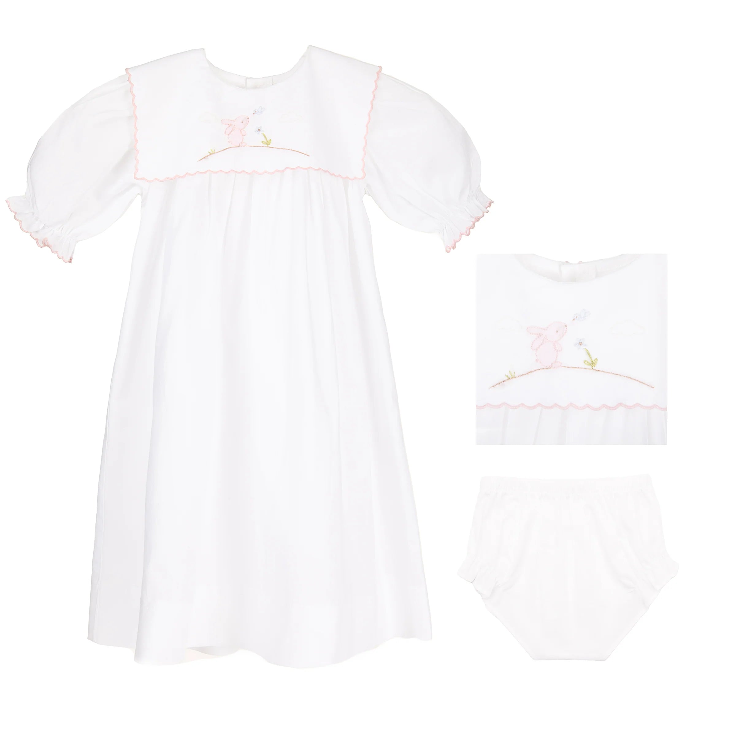 Lenora | Baby Sailor Bunny Cotton Day Gown